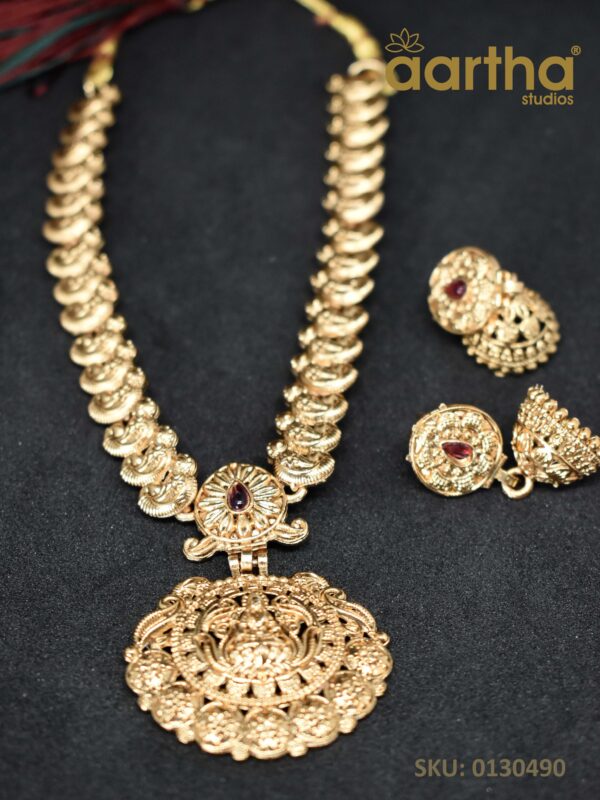 Lakshmi Green Stone Set