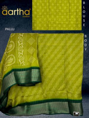 Light Green Georgette Saree