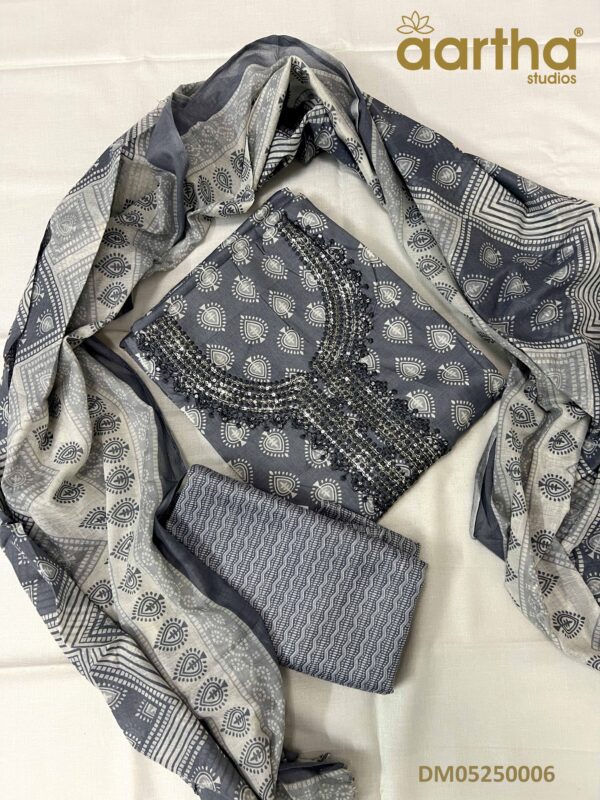 Stylish Dress Materials with Soft Chiffon Dupatta