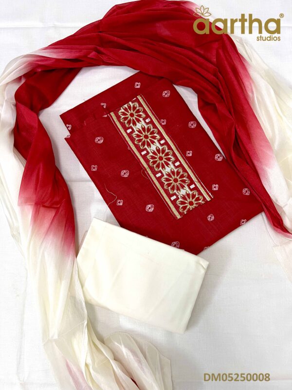 Stylish Dress Materials with Soft Chiffon Dupatta