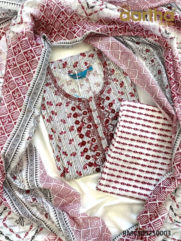 Readymade Cotton Sets with Cotton Dupatta