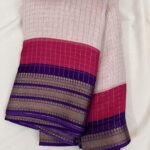 Checks Semi Georgette Sarees