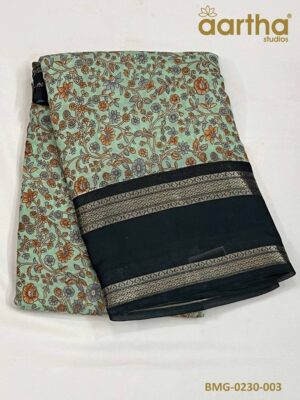 Bentex Moss Georgette Sarees