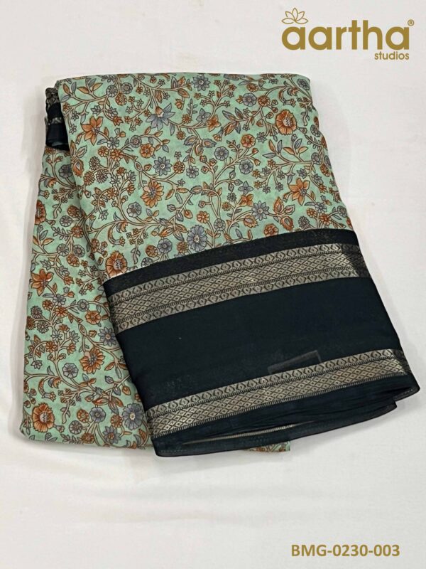 Bentex Moss Georgette Sarees