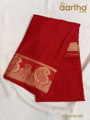 Crape Semi Silk Sarees