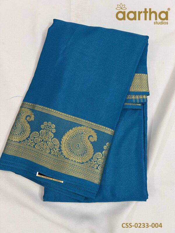 Crape Semi Silk Sarees