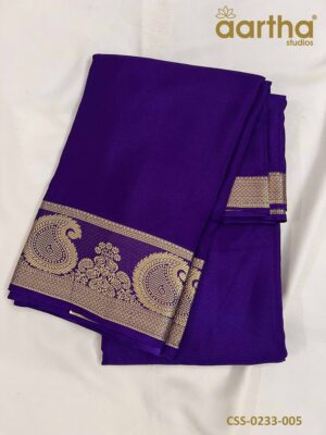 Crape Semi Silk Sarees
