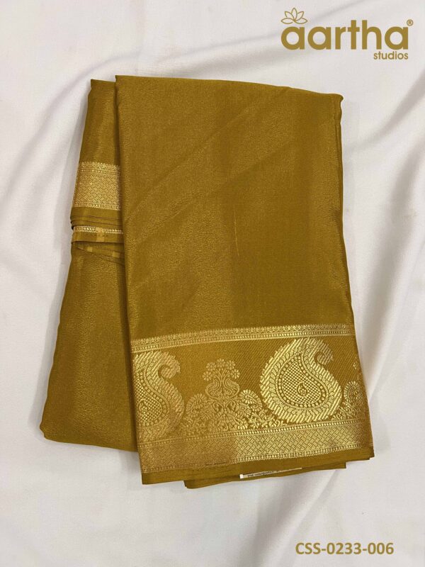 Crape Semi Silk Sarees