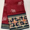 Fancy Kalamkari Semi Silk Sarees