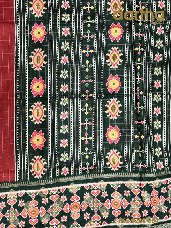 Fancy Kalamkari Semi Silk Sarees