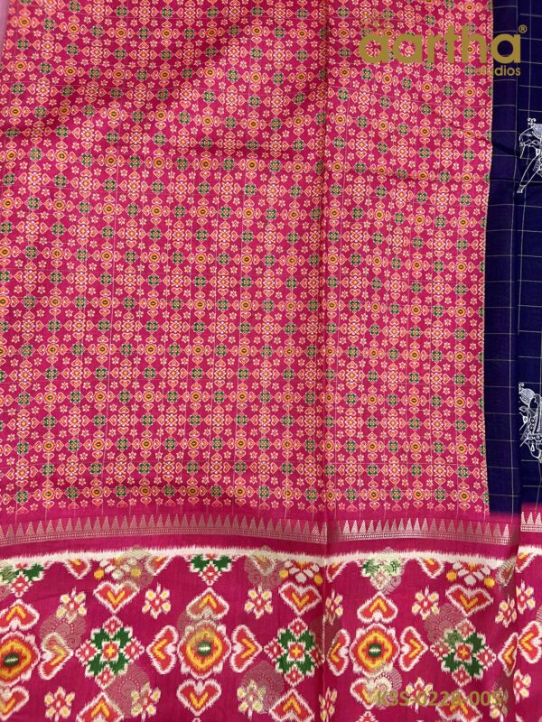 Fancy Kalamkari Semi Silk Sarees