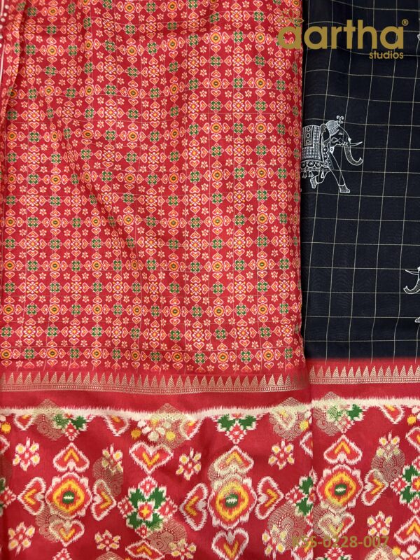 Fancy Kalamkari Semi Silk Sarees
