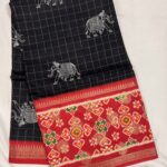 Fancy Kalamkari Semi Silk Sarees