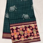 Fancy Kalamkari Semi Silk Sarees