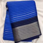 Moss Georgette Sarees
