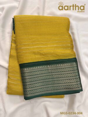 Moss Georgette Sarees