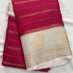 Moss Semi Silk Sarees