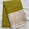 Moss Semi Silk Sarees