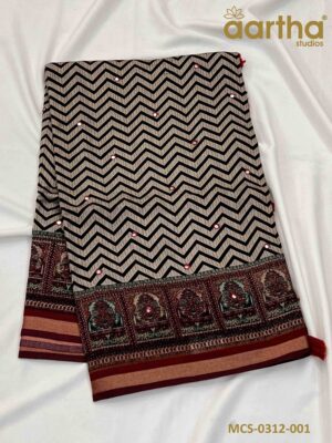 Mul Cotton Sarees - With Mirror Work