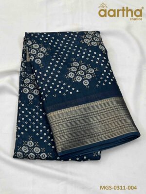 Moss Georgette Sarees