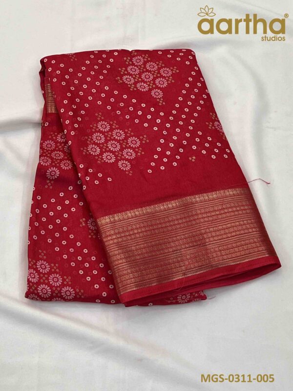 Moss Georgette Sarees