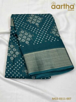 Moss Georgette Sarees