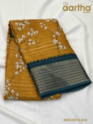 Moss Georgette Sarees
