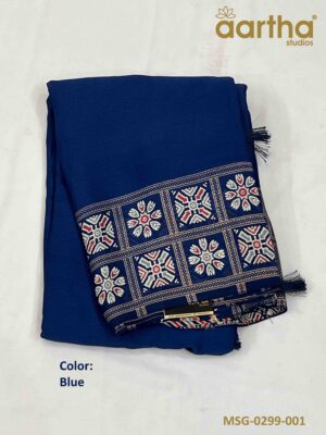 Modal Semi Georgette Sarees