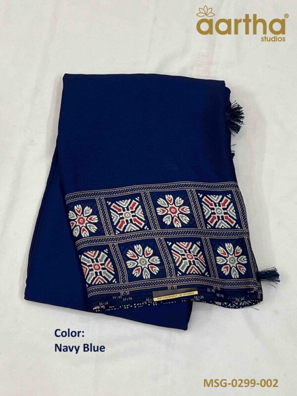 Modal Semi Georgette Sarees