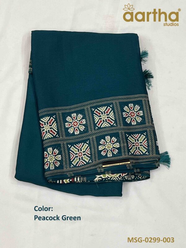 Modal Semi Georgette Sarees