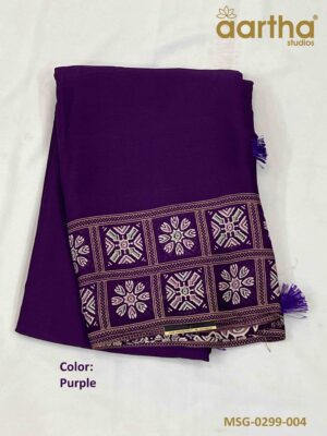 Modal Semi Georgette Sarees