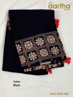 Modal Semi Georgette Sarees