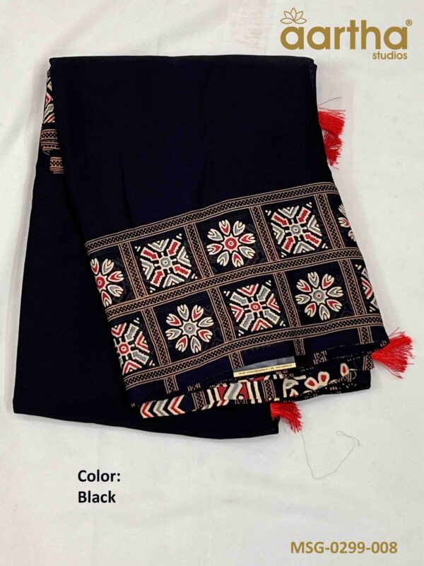 Modal Semi Georgette Sarees