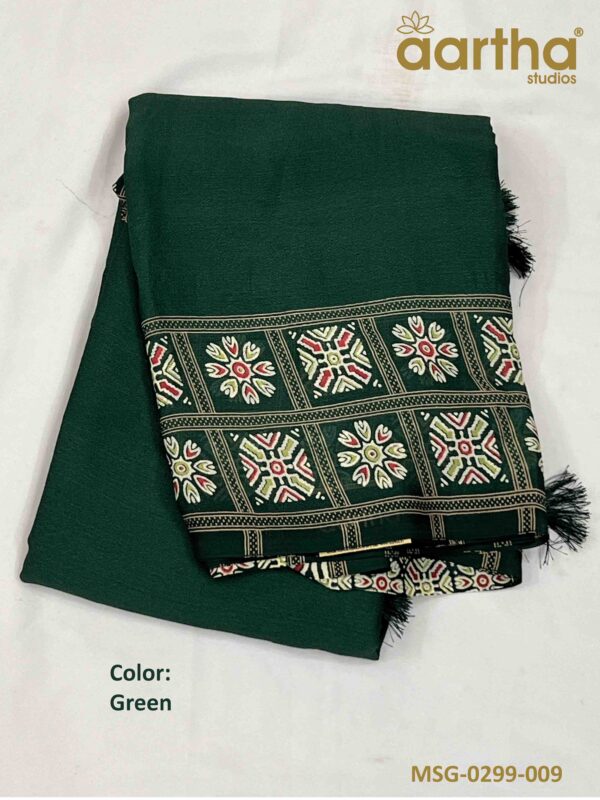 Modal Semi Georgette Sarees