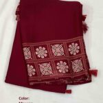 Modal Semi Georgette Sarees