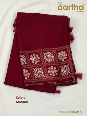 Modal Semi Georgette Sarees