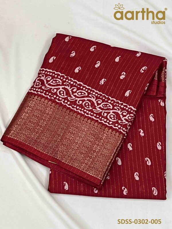 Designer Semi Silk Sarees