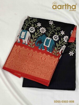 Designer Semi Silk Sarees