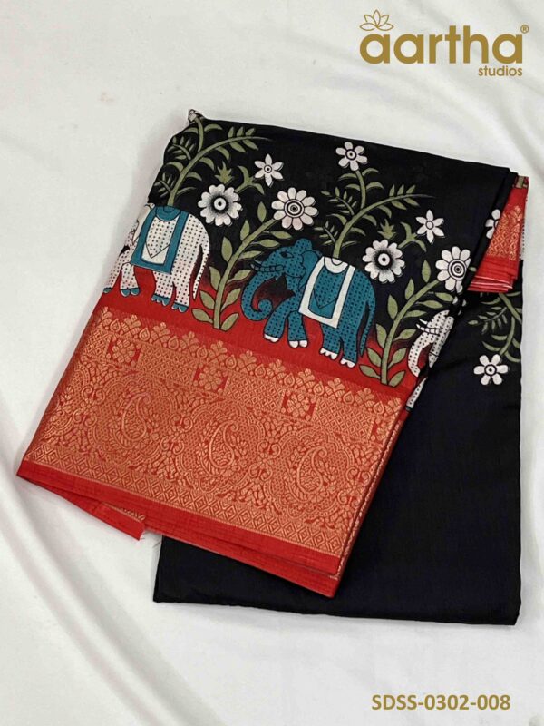 Designer Semi Silk Sarees