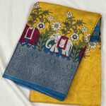 Designer Semi Silk Sarees