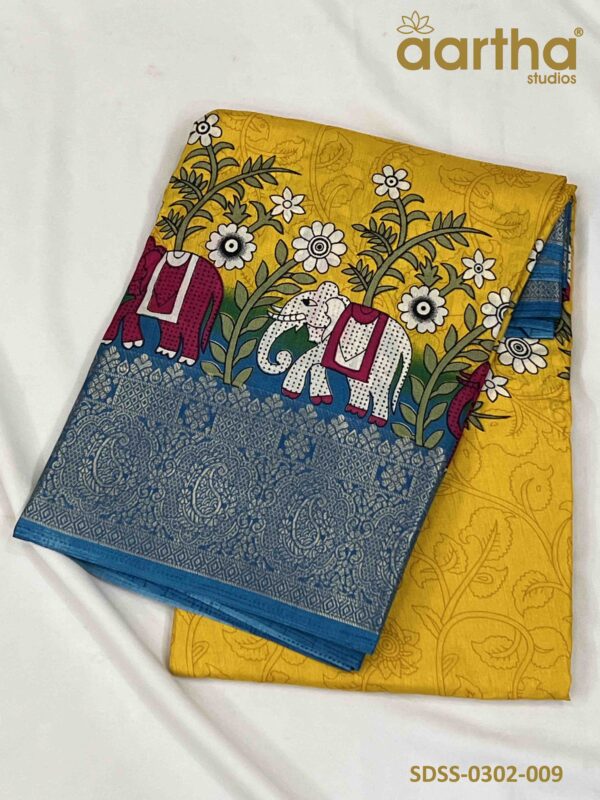Designer Semi Silk Sarees
