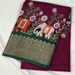 Designer Semi Silk Sarees