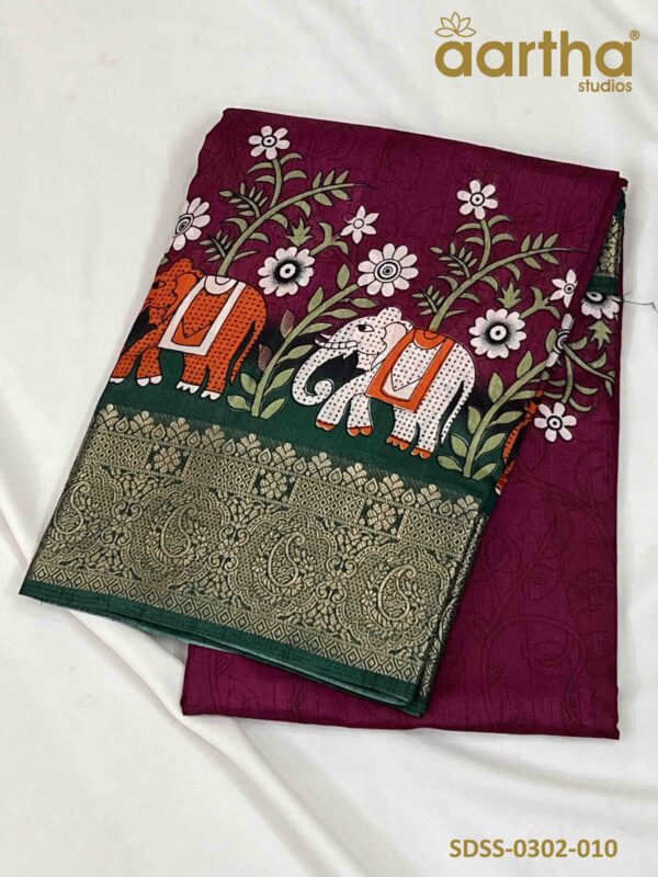 Designer Semi Silk Sarees
