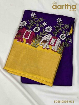 Designer Semi Silk Sarees