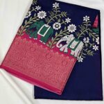 Designer Semi Silk Sarees