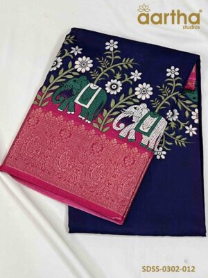 Designer Semi Silk Sarees