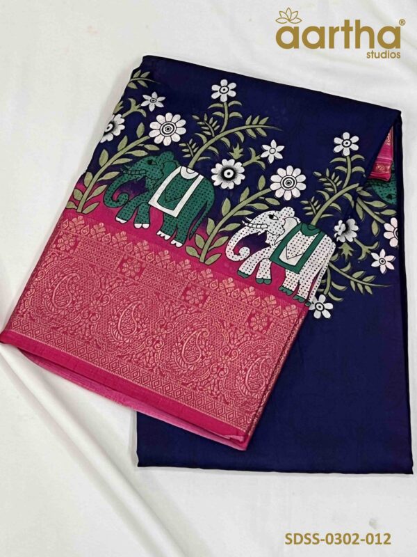 Designer Semi Silk Sarees