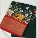 Designer Semi Silk Sarees