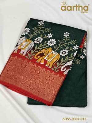 Designer Semi Silk Sarees