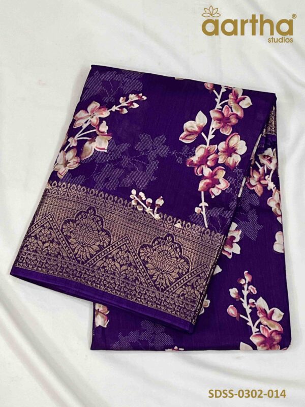 Designer Semi Silk Sarees
